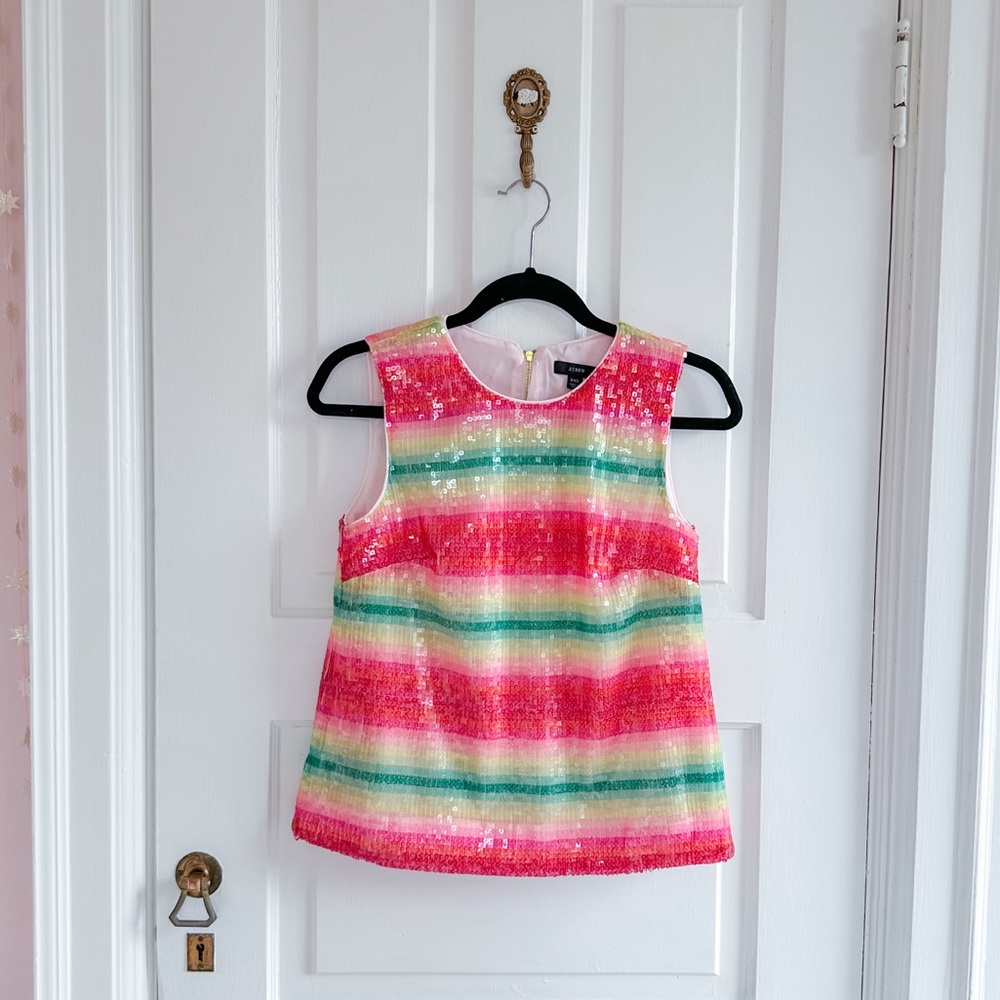 J Crew Sequin Top - image 1